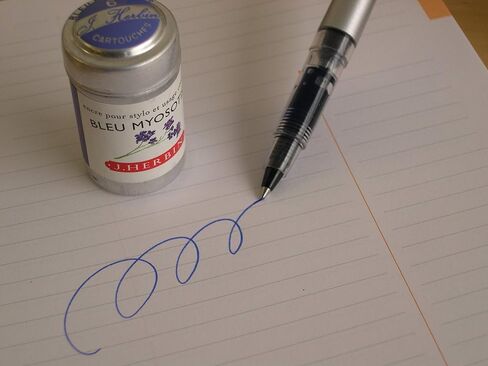 Herbin Fountain Pen Ink - 1 tin of 6 cartridges - Rouge Grenat in Kuwait