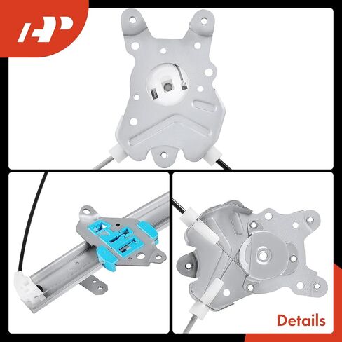 A-Premium Electric Power Window Regulator Without Motor Compatible with Mitsubishi Outlander 2003 2004 2005 2006, Front Right Passenger Side in Saudi Arabia