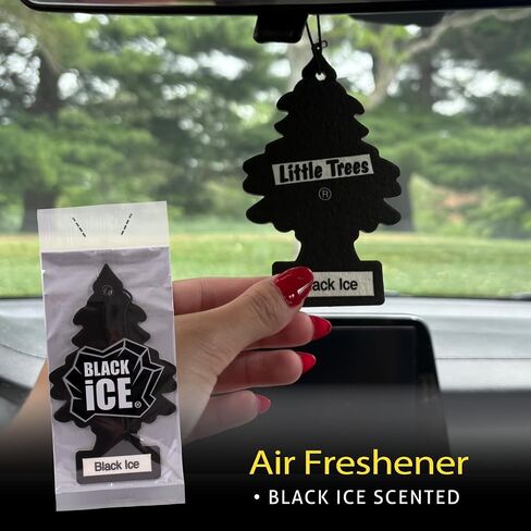 Car Dashboard Cleaning Kit | Interior Car Detailing Kit Includes Dashboard Cleaning Wipes, Dashboard Protectant Wipes, Electronic Screen Wipes, Glass Wipes, & Black Ice Air Freshener in Saudi Arabia