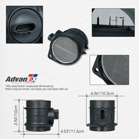 Mass Air Flow Sensor 10349461 MAF Compatible with Chevrolet Captiva Sport/Impala/Malibu, Buick Allure/Enclave/Lacrosse/Lucerne, GMC Acadia Replaces 15911983 in Saudi Arabia