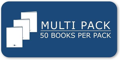 ROARING SPRING Recycled Green Exam Book, 8 Sheets/16 Pages, 11" x 8.5", Wide Ruled with Margin, Pack of 50 in Kuwait