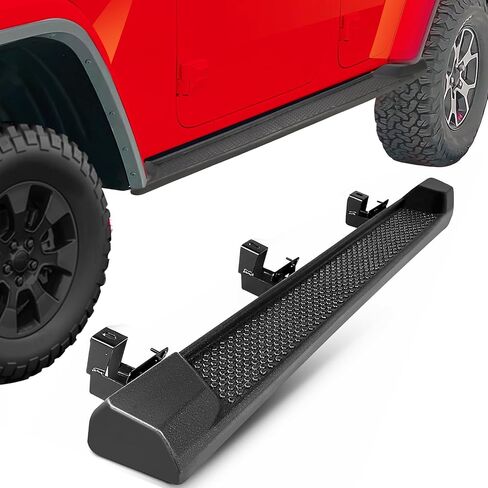 7" Running Boards for 2018-2025 Jeep Wrangler JL 4 Doors - Side Steps, Nerf Bars for Truck in Kuwait