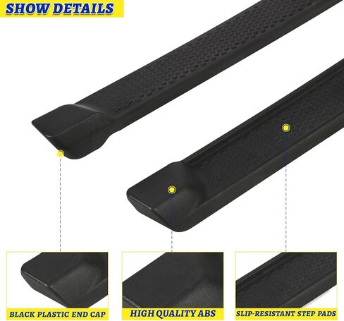 7" Running Boards for 2018-2025 Jeep Wrangler JL 4 Doors - Side Steps, Nerf Bars for Truck in Kuwait