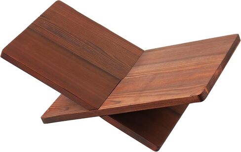 Book Stand for Reading - Solid Wood Book Holder for Open and Closed Books, Cookbook, Magazines, Textbooks (Redwood) in Saudi Arabia