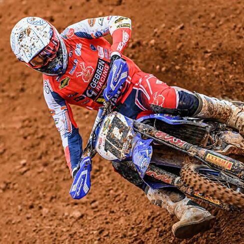 مجموعة إعادة تصفيف Polisport Motocross (MX) للدراجة الترابية Yamaha YZ 125/250 (2002-21) - جودة OEM، متينة ومرنة ومثالية - أزرق/أبيض/أسود in Saudi Arabia