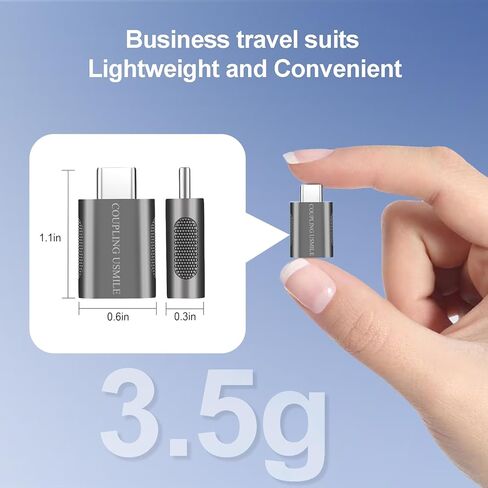 محول USB C إلى USB [4 حزم]، كابل OTG | Thunderbolt3 إلى USB|10 جيجابت في الثانية عالي السرعة | USB-IF معتمد | متوافق مع أجهزة MacBook Pro/Air وiPhone 15 وأجهزة الكمبيوتر المحمولة والأجهزة اللوحية in Kuwait