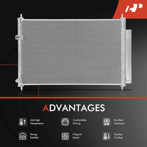 A-Premium A/C Condenser Replace# 8845012340 - Compatible with 2017-2018 Toyota Corolla iM, 2016-2016 Scion iM, 1.8L in Saudi Arabia
