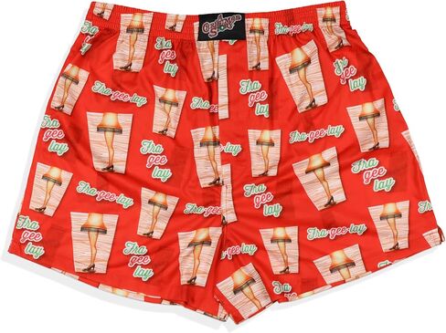ملابس داخلية للرجال من INTIMO A Christmas Story Boxers بتصميم مصباح الساق Fra-Gee-Lay للكبار in Saudi Arabia