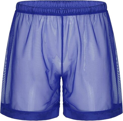 Men's See-Through Mesh Underwear Summer Breathable Loose Boxer Shorts Quick Drying Cover Ups for Beach Casual & Swim in Saudi Arabia