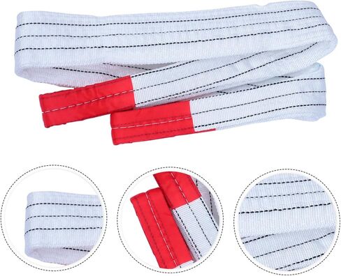 LIFKOME 2pcs Flat Lifting Sling Straps Heavy Duty Winch Straps for Lifting Recovery Moving Work in Saudi Arabia