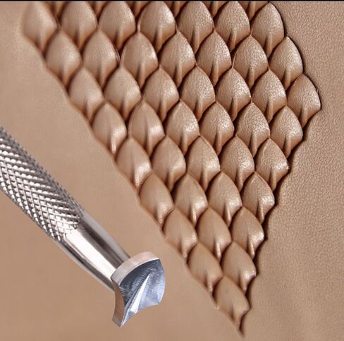 Leather Craft Stamping Tool,Waistline Braided Patterns Leather Craft Stamping Tool with 304 Stainless Steel #BL311 in Saudi Arabia