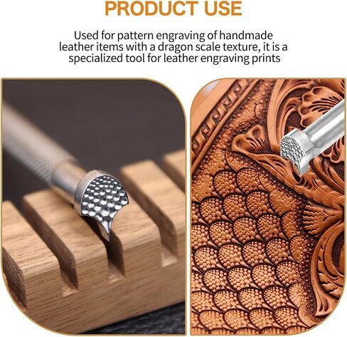 Leather Craft Stamping Tool,Waistline Braided Patterns Leather Craft Stamping Tool with 304 Stainless Steel #BL311 in Saudi Arabia