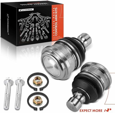 A-Premium 2 x Front Lower Ball Joint, Compatible with Kia Soul 2010-2013, Soul 2020-2023, Rio 2012-2017, Seltos 2021-2023 in Saudi Arabia