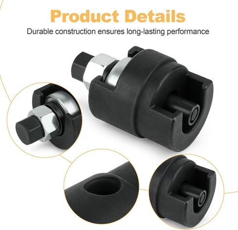 Alternator Power Steering Pump Pulley Puller Remover Installer Tool Fits 1-1/8", 1-1/4", 1-5/16", 1-3/8" Press-Fit Hubs Compatible with Ford Chevy Trucks in Saudi Arabia