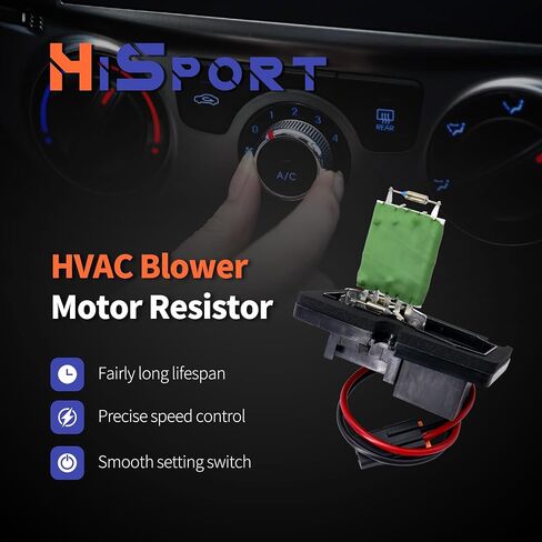 HiSport HVAC Fan Blower Motor Resistor 89019101 973-000 Compatible with Buick Century Rega & Chevy Corvette Impala Monte Venture & Olds Intrigue Silhouette & Pontiac Grand Prix Montana Trans Sport in Saudi Arabia