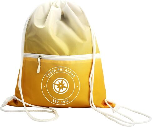 Sorority Shop Theta Phi Alpha Drawstring Backpack, Ombre Color Design in Saudi Arabia
