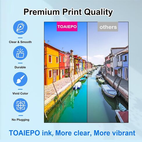 استبدال زجاجة إعادة تعبئة الحبر 502 لحبر Epson T502 لطابعة Ecotank ET-2850 ET-2760 ET-3850 ET-3710 ET-3750 ET-3760 ET-4850 ET-4750، حبر أسود صبغ، حبر ملون للصبغ in Kuwait