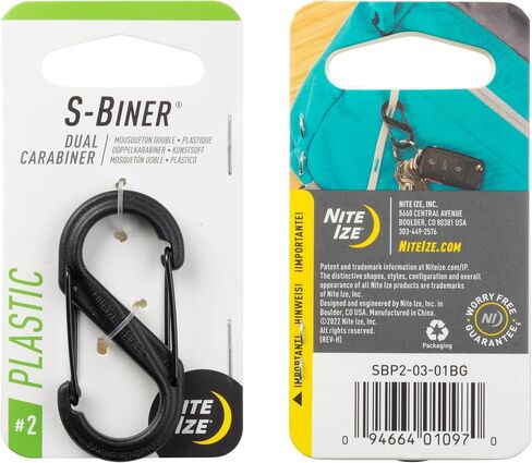 Nite IZE S-Biner Dual Carabiner Plastic in Saudi Arabia
