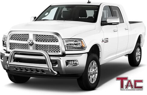 TAC Bull Bar Fit 2010-2018 Dodge RAM 2500/3500 Pickup Truck 3" Stainless Steel Front Brush Bumper Guard Grille Guard Push Guard Off Road Accessories in Saudi Arabia
