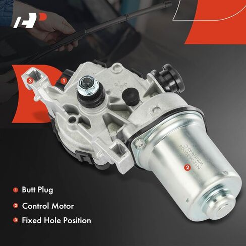 A-Premium Front Windshield Wiper Motor Compatible with Land Rover Discovery Sport 2015 2016 2017 2018 2019, 5-Pin, Left Hand Drive in Saudi Arabia