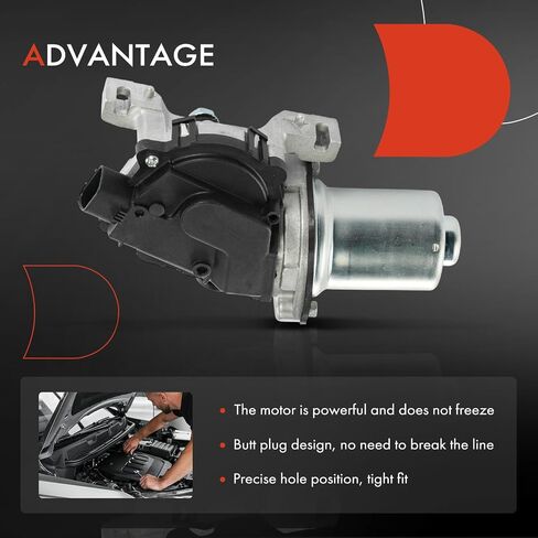 A-Premium Front Windshield Wiper Motor Compatible with Land Rover Discovery Sport 2015 2016 2017 2018 2019, 5-Pin, Left Hand Drive in Saudi Arabia