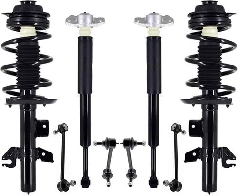 Front Struts Rear Shocks & Links Replacement Parts For Cherokee Trailhawk 2014 2015 2016 2017 2018 2019 2020 2021 2022 2023 W/OFF ROAD PKGE in Saudi Arabia