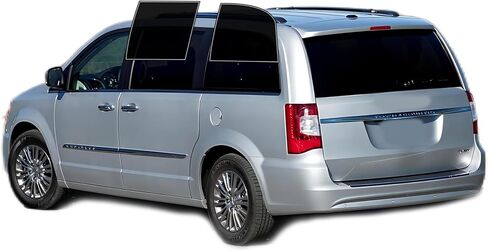 AUTOTEK Precut Windows Tint Film All Sides Cars Sun Blocking Protection Privacy Anti Shatter Glass 2 Ply Film Any Tint Shade kit for Chrysler Town&Country 2008-2016 in Saudi Arabia