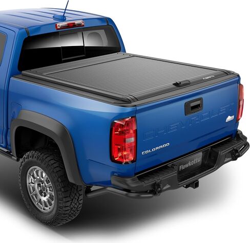 Retractable Hard Tonneau Cover Fits Chevy Colorado & GMC Canyon 2023-2025 5.2 Ft Truck Bed (2023-2025, 5 FT) in Kuwait