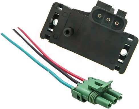1/2PCS Turbo Intake Air Boost Pressure Map Sensor 12223861 16040749 Wire Plug in Saudi Arabia