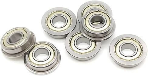 10PCS F698ZZ 8X19X6 mm Bearing ABEC-7 Flanged F698Z Ball Bearings F698 ZZ F619/8ZZ in Saudi Arabia