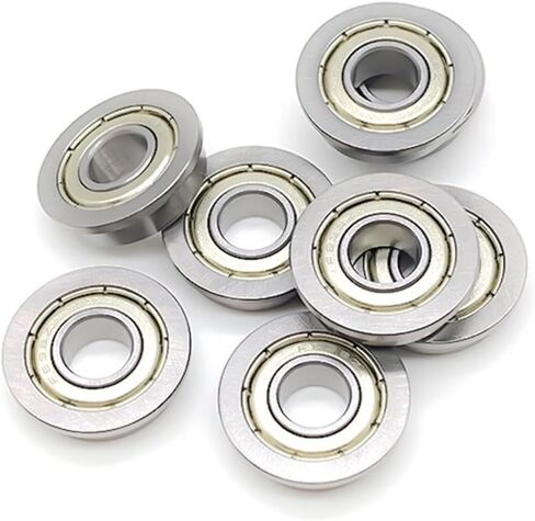 10PCS F698ZZ 8X19X6 mm Bearing ABEC-7 Flanged F698Z Ball Bearings F698 ZZ F619/8ZZ in Saudi Arabia