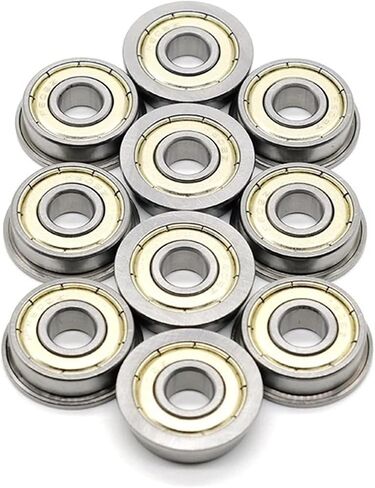 10 قطعة F606ZZ شفة تحمل 6x17x6mm ABEC-7 محامل ذات حواف F606 Z ZZ in Saudi Arabia