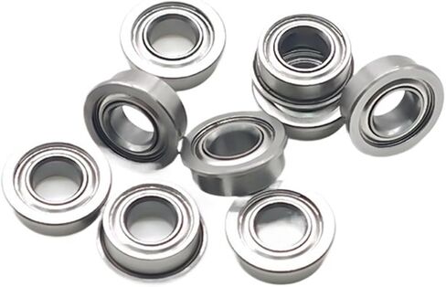 10PCS MF84ZZ 4X8X3 mm Steel Flange Bearing 4X8X3 mm Flange Ball Bearing MF84ZZ in Saudi Arabia
