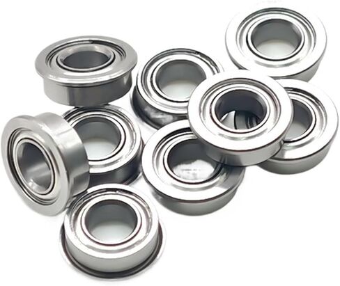 10PCS MF84ZZ 4X8X3 mm Steel Flange Bearing 4X8X3 mm Flange Ball Bearing MF84ZZ in Saudi Arabia
