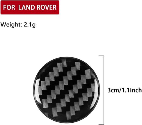 Center Console Multimedia Knob Panel Interior Cover Trim Sticker Compatible for Range Rover/Sport 2014 2017 Carbon Fiber(Black Carbon Fiber) in Saudi Arabia