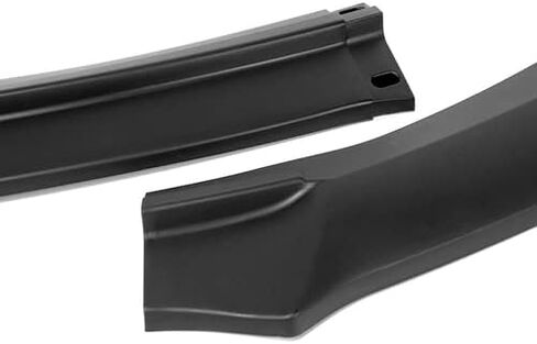 3 Pieces ABS Front Bumper Lip Spoiler Splitter Side Body Kit Trim Protection Compatible with 2014-2016 Toyota Corolla S Model, 2015 (Painted Black) in Saudi Arabia