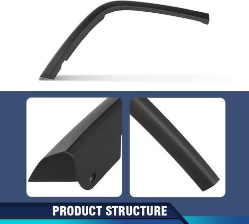 PIT66 Wheel Arch Trim Rear Right Passenger Side Compatible with Jeep Grand Cherokee 2011-2021 1MP34RXFAH, CH1791103 Black in Kuwait