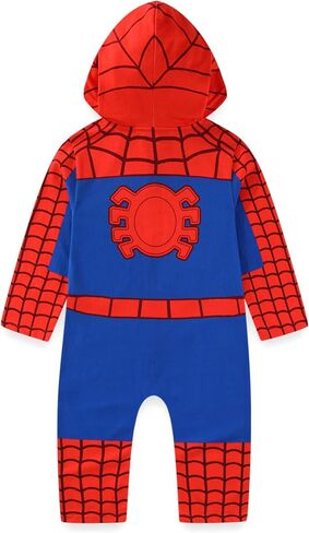 Marvel Spider-Man Boys Cosplay Hooded Coverall for Toddler in Saudi Arabia