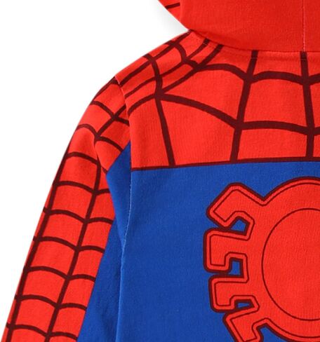 Marvel Spider-Man Boys Cosplay Hooded Coverall for Toddler in Saudi Arabia