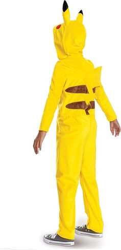 Disguise Pikachu Costume for Kids, Official Adaptive Pokemon Pikachu Hooded Jumpsuit in Saudi Arabia
