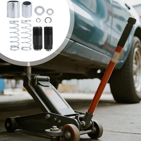 Floor Jack Replacement Parts, Jack Replacement Piston Pump Plunger Kit Carbon Steel Bigger & Smaller Pump Body Spring Repair Kit with Washers & Retaining Ring for 3/4 Ton Hydraulic Systems in Saudi Arabia