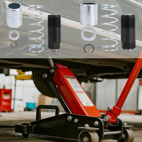 Floor Jack Replacement Parts, Jack Replacement Piston Pump Plunger Kit Carbon Steel Bigger & Smaller Pump Body Spring Repair Kit with Washers & Retaining Ring for 3/4 Ton Hydraulic Systems in Saudi Arabia