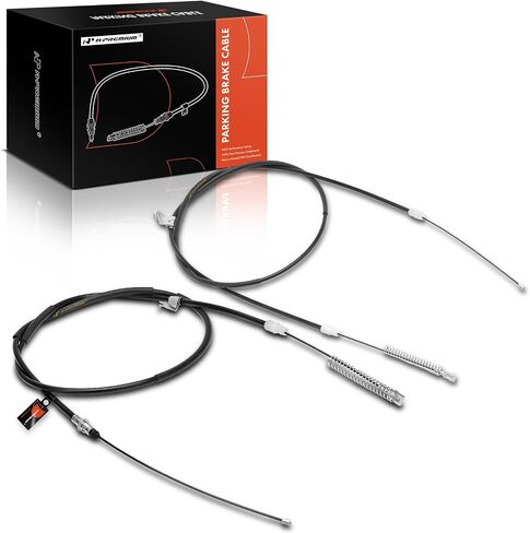 A-Premium Rear Side Parking Brake Cable Assembly Compatible with Chevrolet & GMC Models: Silverado 1500, Silverado 2500 HD 3500 HD, Sierra 1500, Sierra 2500 HD 3500 HD, Standard Cab Pickup, 2-PC Set in Saudi Arabia
