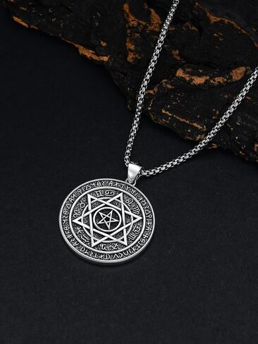 Allah Necklace for Men Women 925 Sterling Silver Allah Pendant Muslim Islamic Arabic Necklace Gift for Fathers Mothers Day in Kuwait