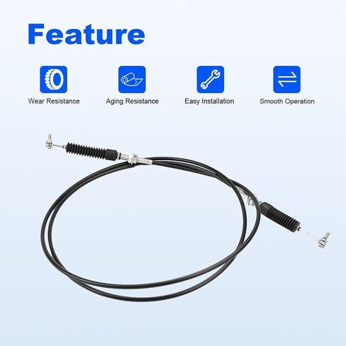 Gear Shift Cable Compatible with Can-Am Defender Traxter HD5 HD8 HD9 HD10 2020-2023 Replacement for 707002622 in Saudi Arabia