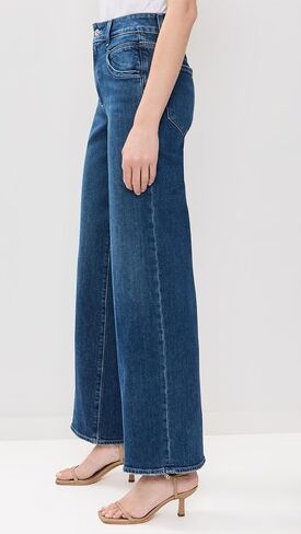 PAIGE Women's Sasha 32" Chicory Coffee Luxe Coating Jeans in Saudi Arabia