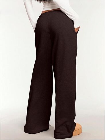 SHENHE Women's Low Rise Wide Leg Sweatpants Baggy Pants Drawstring Workout Lounge Pants with Pockets in Saudi Arabia