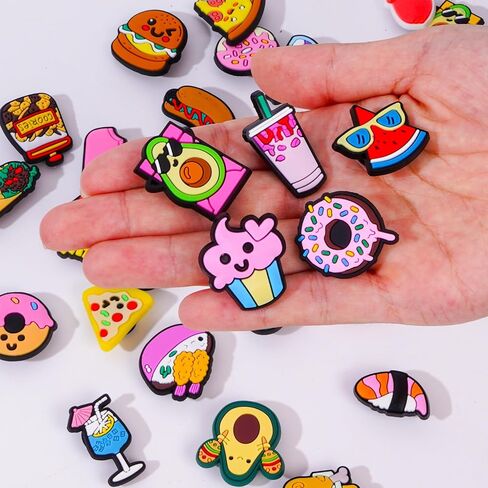 30pcs Random Style Cute Shoe Charm Decorations, Perfect for Shoes, Beach Bag, And Party Favors Ideal Gifts, Teens and Adults in Saudi Arabia