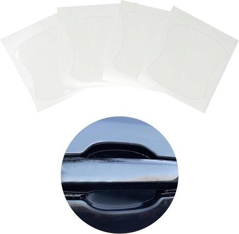 Custom Fit Door Handle Cup 3M Scotchgard Anti Scratch Clear Paint Protector Self Healing PPF Guard Kit for 2020 2021 2022 2023 2024 2025 Chevrolet Silverado 2500 3500 Pickup Truck in Saudi Arabia