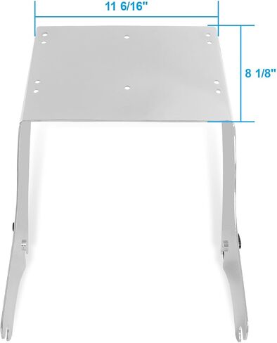 رف أمتعة قابل للفصل مناسب لدراجة Harley Touring Road King Road Glide Street Glide Electra Glide 1997-2008 (كروم) in Kuwait